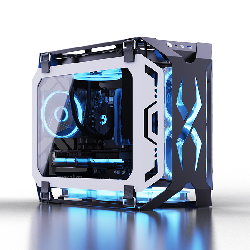 Case Fan - Obudowa komputerowa Lovingcool, nowy design, otwarty