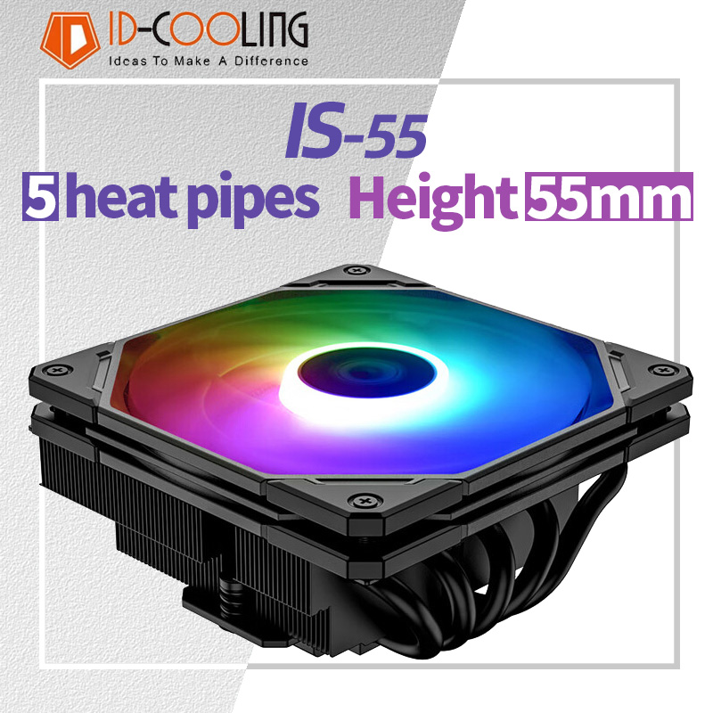 Air Cooler Cpu - ID-COOLING IS-55 5 rura cieplna chłodnica