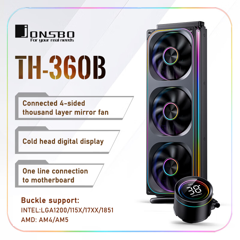 Jonsbo TH-360 AIO chłodzenie c – Aio Liquid Cooler recenzja i cena